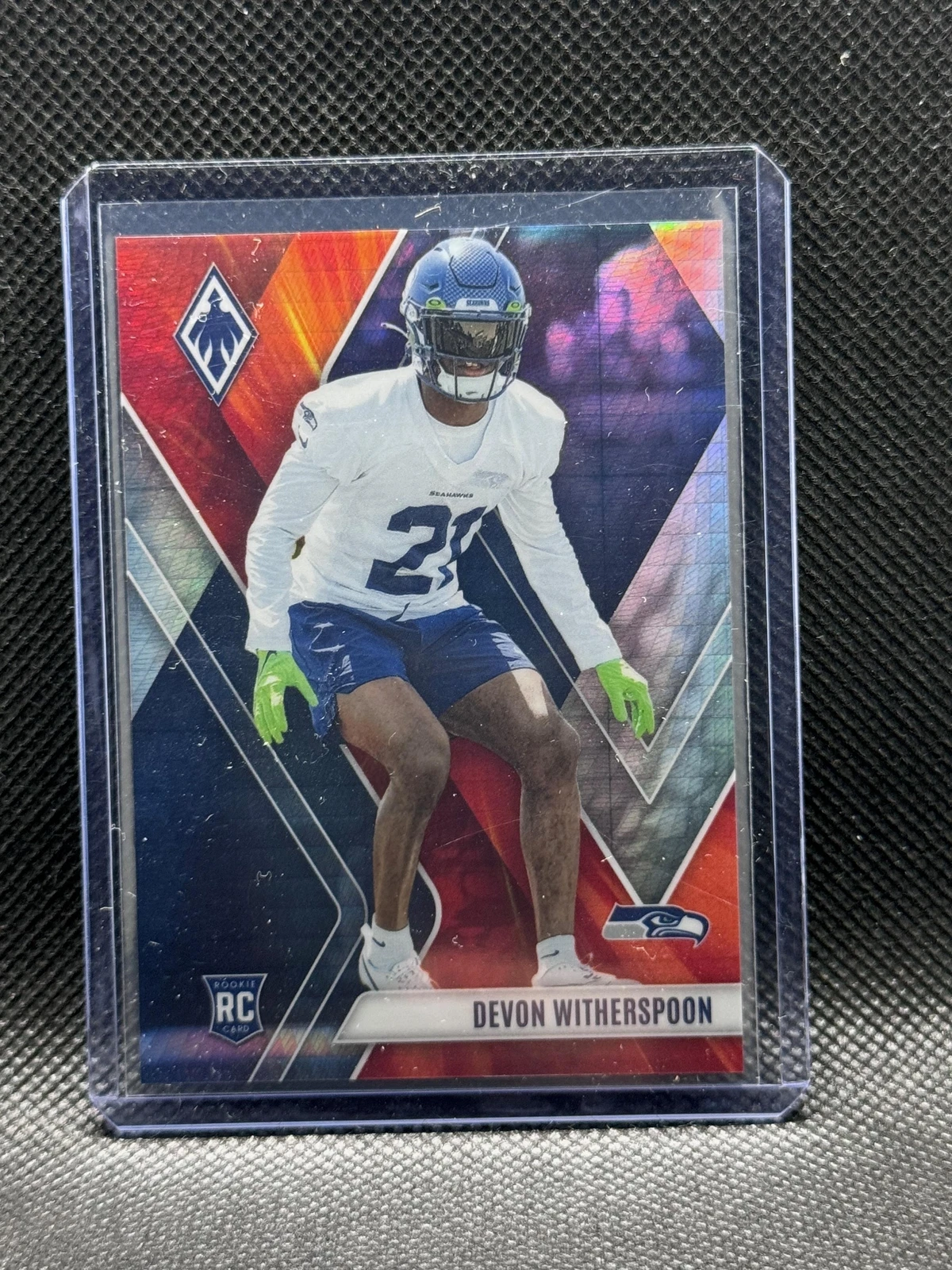 Devon Witherspoon 2023 Panini Phoenix #145 Fire Burst /340 Rookie Seahawks