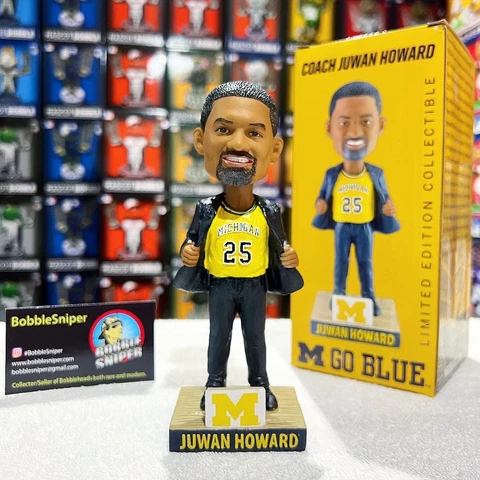 JUWAN HOWARD University of Michigan NCAA Basketball SGA Wolverines Bobblehead Cover