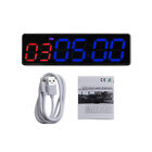 LED Interval Timer Home Gym Stopwatch Count Down/Up Clock Tabata Yoga Boxing