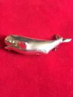 Vintage Sterling Silver 925  Whale Brooch Pin