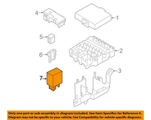 FORD OEM 08-23 Continental Electrical Fuse Relay-Relay GU5Z14N089B - Picture 1 of 2