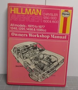 Hillman Avenger Manuale officina proprietario di Haynes, J. H. Tutti i modelli garage - Foto 1 di 4