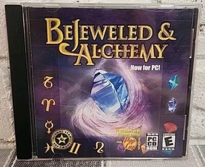Bejeweled & Alchemy PC CD-ROM Computer Game 2001 Pop Cap - Picture 1 of 4