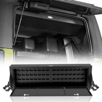 Caja de seguridad de almacenamiento superior trasera con panel Molle para Jeep Wrangler JK 2007-2018 4 puertas Foto 1 de 4