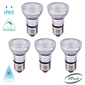 5 Pack Led Light Bulb PAR16 7W E27 AC/DC 230V Dimmable Narrow Beam Waterproof - Picture 1 of 11