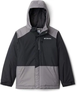 Columbia Boys Gray Lightning Lift Waterproof Jacket L132407 Size XS - Picture 1 of 4