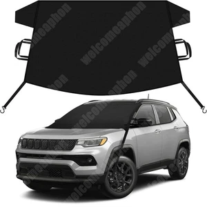 Car Snow Cover For Jeep Compass w/S-Hook Straps 600D Oxford Winter Car Cover - Picture 1 of 13