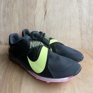 Scarpe Nike Air Zoom LJ Elite Track & Field da uomo a punta nere CT0079-001 taglia 7,5 - Foto 1 di 10