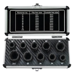 Schraubenausdreher Linksausdreher Schraubenlöser Set Ausbohrer Mutternsprenger - Bild 1 von 12