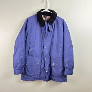 BARBOUR Highpeak Waterproof And Breathable Periwinkle Purple Jacket Men's Large - Picture 1 of 17