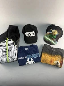 Star Wars Mixed Lot Of 5 Kids Apparel Items - Picture 1 of 13