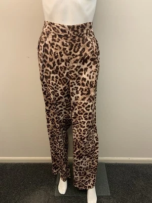 WITCHERY ANIMAL PRINT WIDE LEG PANTS WITH POCKETS SIZE 16   (#  1723 - image 1 of 4