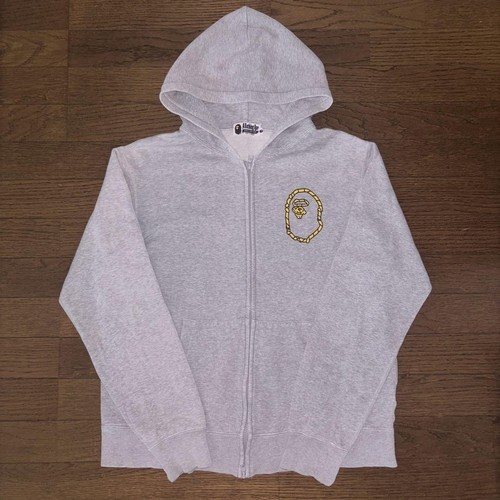 A BATHING APE (BAPE) Felpa con cappuccio doppia zip A Bathing Ape stampa double face Y2K