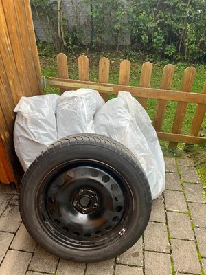 Winterräder ID.3 Bridgestone Blizzak 215/55R18 Stahlfelgen (auch Cupra Born) - Bild 1 von 4