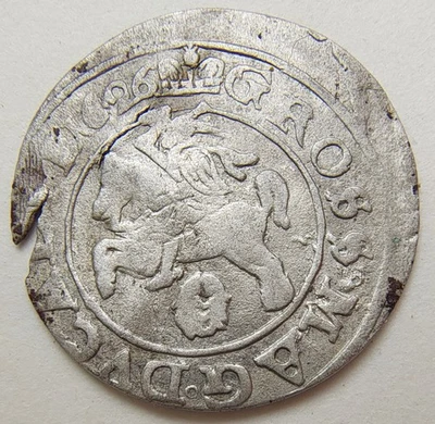 1626 POLONIA SIGISMONDO III Vasa. Grosz Groschen Grossus - Immagine 1 di 4