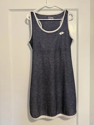 Women’s Ladies Lotto Tennis Dress With Bra Size XL Chambray Blue  - Image 1 of 4