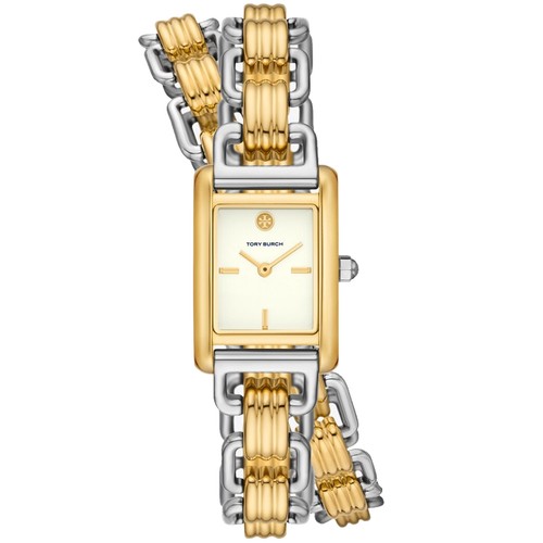 Orologio donna Tory Burch Mini Eleanor quadrante crema TBW1074