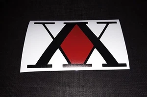 ¡Calcomanía de vinilo adhesiva de anime con logotipo de Hunter X Hunter impermeable! - Imagen 1 de 7