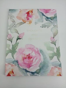 Thoughts & Dreams Multicolor Pink Roses Line Soft Cover Journal - Picture 1 of 5