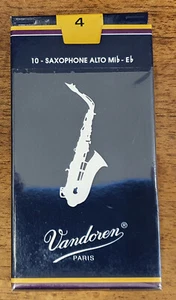 Vandoren traditionelle Blätter, Stärke 4 für Altsaxophon, Box mit 8 - Bild 1 von 1