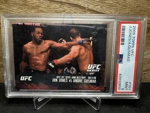 2009 Topps UFC #101 Andre Gusmao Jon Jones RC Rookie PSA 9 MINT - Picture 1 of 2
