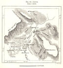 Aksum & environs. Ethiopia. Sketch map 1885 old antique vintage plan chart