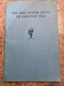 1938 Reprint “The Bell System Meets Its Greatest Test)” Atlantic Hurricane Rec - Picture 1 of 8