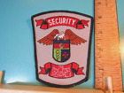 Security The Ohio State University Hospitals eagle patch 4.3" tall VG red gray