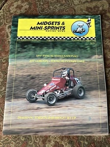 Revista de noticias de carreras Midgets & Mini-Sprints 1988 presenta al adolescente Jeff Gordon - Imagen 1 de 11