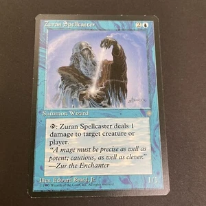 Zuran Spellcaster Lightly Played Summon Wizard Ice Age Vintage 1995 MTG Magic - Picture 1 of 3