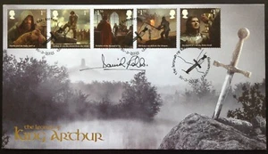 GB QEII Buckingham 2021 King Arthur Set on First Day Cover, SIGNED by David Robb - Picture 1 of 2