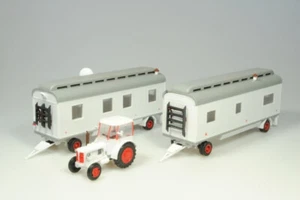 SDV 424 Zirkusset, 2 Wagen + Traktor,  Zirkus,  DDR, Bausatz 1/87, H0, - Bild 1 von 3