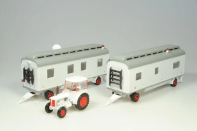 SDV 424 Zirkusset, 2 Wagen + Traktor,  Zirkus,  DDR, Bausatz 1/87, H0, - Bild 1 von 3