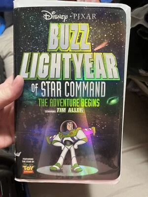 Buzz Lightyear of Star Command: The Adventure Begins (VHS, 2000) Clamshell Cover - Image 1 of 3