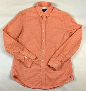American Eagle Athletic Fit Shirt Men Size Medium Button Down Long Sleeve  - Picture 1 of 6