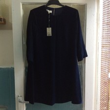 hobbs blue velvet dress