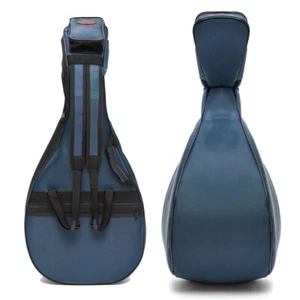 Padded Oud Case, for Turkish & Arabic Ouds + Storage area, 30mm padding - Blue - Picture 1 of 8