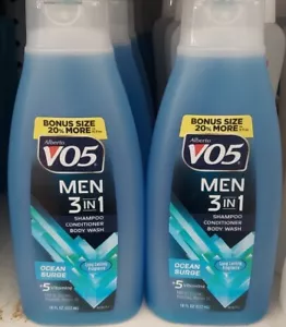 VO5 Men's 3-in-1 Ocean Surge, Shampoo-Conditioner-Body Wash,With 5 Vitamin (6) - Picture 1 of 2