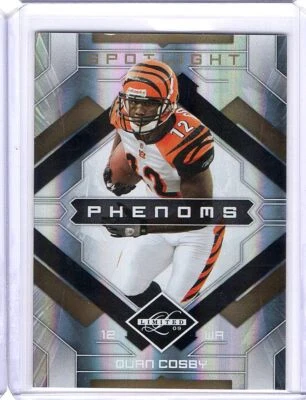 Quan Cosby 2009 Limited RC Rookie Gold Spotlight Bengals #190 3/5 - Image 1 of 2