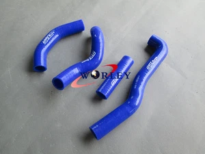 Silicone radiator hose FOR KAWASAKI KX250 KX 250 2-stroke 1987 1988 1989 BLUE - Picture 1 of 7