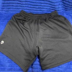South Central Hills Men’s Black Cotton Shorts Skull Logo Size L Made in USA - Picture 1 of 7