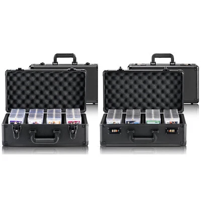 VEVOR 96-162 PSA Graded Card Storage Box Sports Card Holder Case Key/Coded Lock - Image 1 of 2