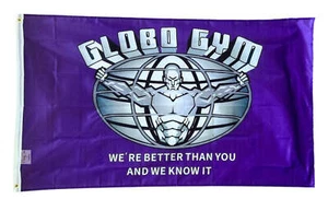 3x5FT Globo Gym Flag Dorm Man Cave Decor Dad Gift Dodgeball Funny Frat Sports - Picture 1 of 3