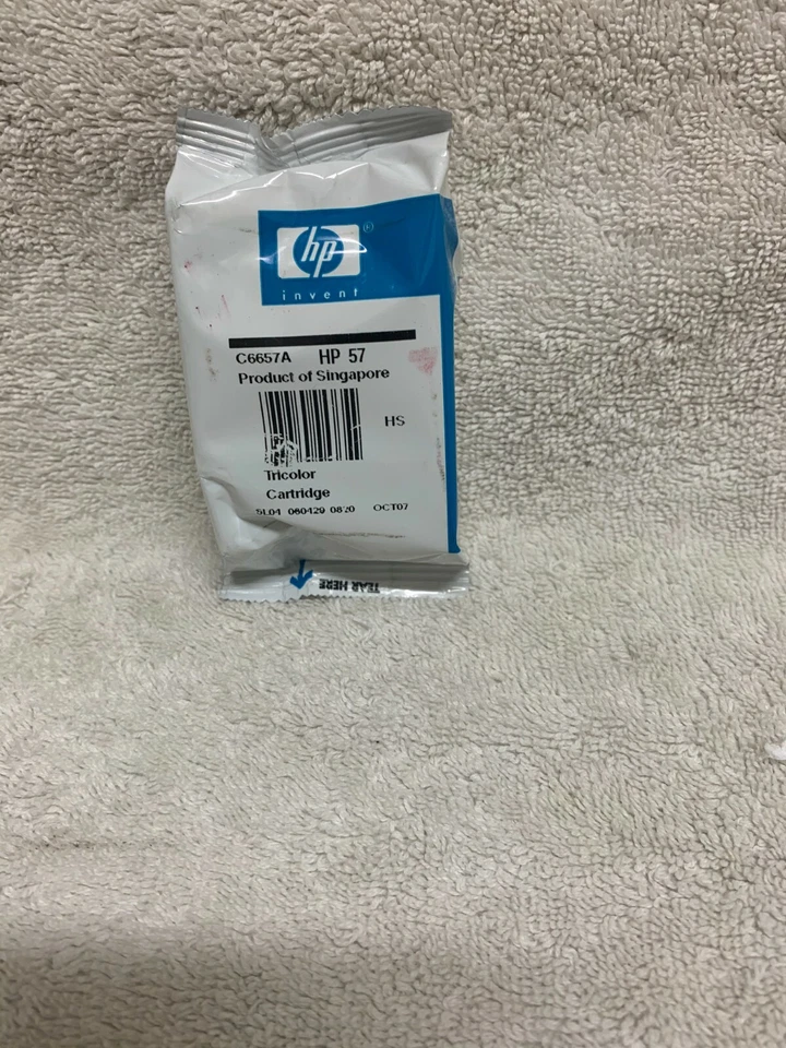 Lot of 2 HP 57 C6657A Tricolor Laserjet Cartridges - EXPIRED - Image 1 of 1