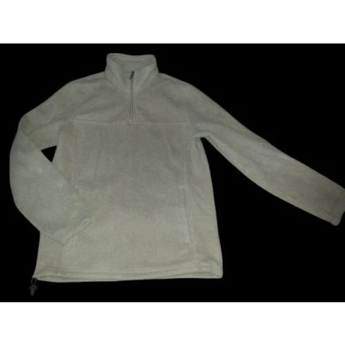 * CROFT & BARROW Deep Tan Fleece Pullover Mens SMALL Foto 1 de 3