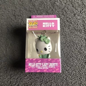 Funko Pocket Pop! Hello Kitty Lady Liberty Vinyl Figurine Keychain - NIB - Picture 1 of 6