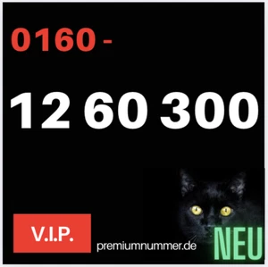 Prepaid SIM Karte mit Premium- Nummer - Congstar Ja! NEU inkl. 15 € 126030000000 - Bild 1 von 1