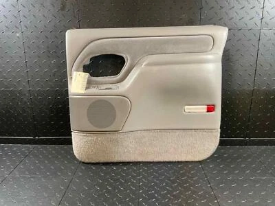 97-99 Chevy Suburban 1500 Passenger RH Right Smoke Gray-13I Rear Door Trim Panel - Image 1 of 4