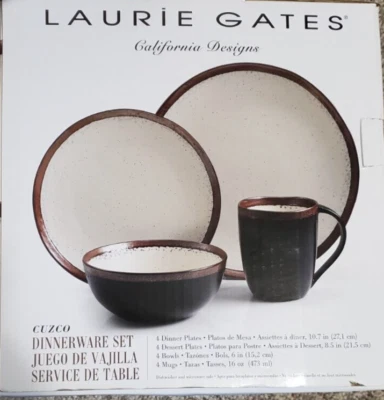Laurie Gates California Designs Cuzco Cobre 12 piezas, 3 ajustes de lugar Foto 1 de 2