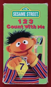 Sesame Street 1 2 3 Count With Me (VHS, 1997, Sony) - Muppets - CTW - Jim Henson - Picture 1 of 6